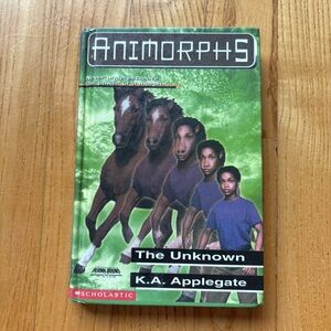 Animorphs #14 The unknown HARDCOVER Book K.A. Applegate Scholastic Horse HTF
